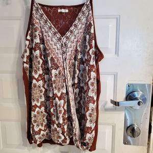 Maurices Rust dressy tank 24plus